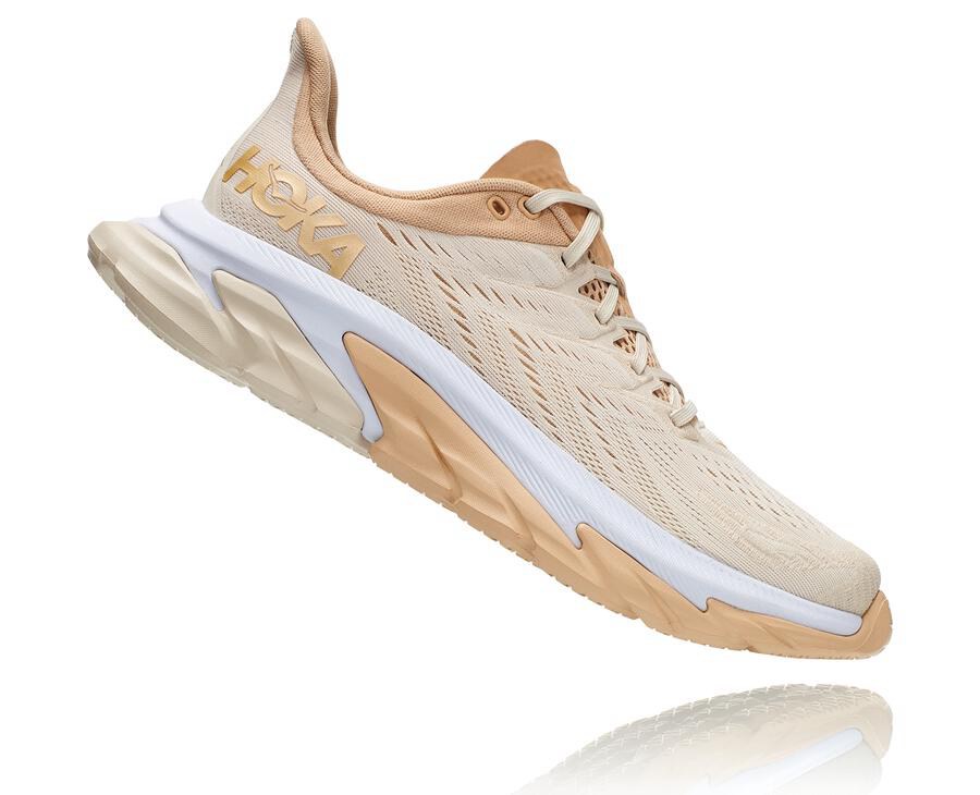 Zapatillas Running Hoka One One Mujer - Clifton Edge - Beige - FMT632941